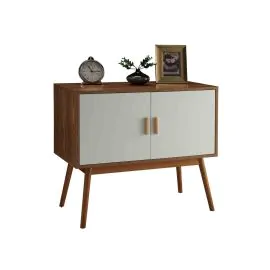 Simple Short TV Board Combine Book Shelf